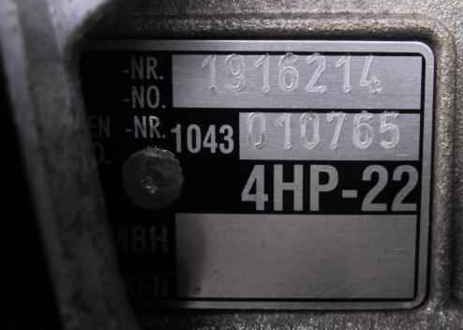  Land Rover 56D, 94D (4HP22) :  2